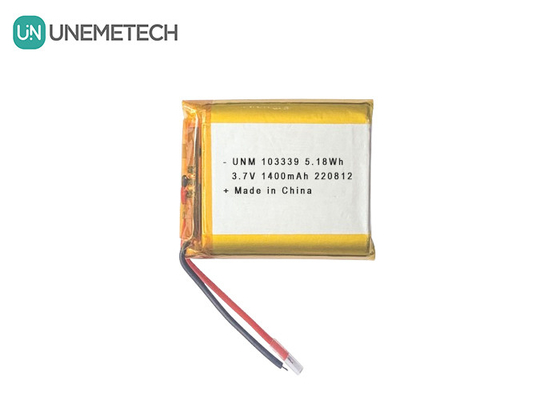 3.7V 1400mAh Yüksek Performanslı Lityum İyon Polimer Pil 103339 Oyuncak Arabalar İçin