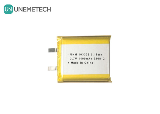 3.7V 1400mAh Yüksek Performanslı Lityum İyon Polimer Pil 103339 Oyuncak Arabalar İçin