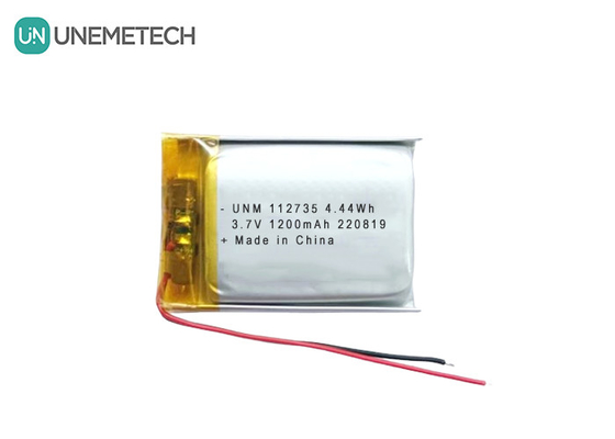 3.7V 1200mAh Şarj edilebilir Esnek LiPo Pil 112735 Elektronik Tabletler İçin