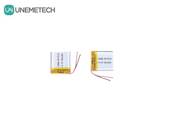 3.7V 30mAh 251515 Küçük Elektronik Termometre için Küçük Hafif Lipo Pil