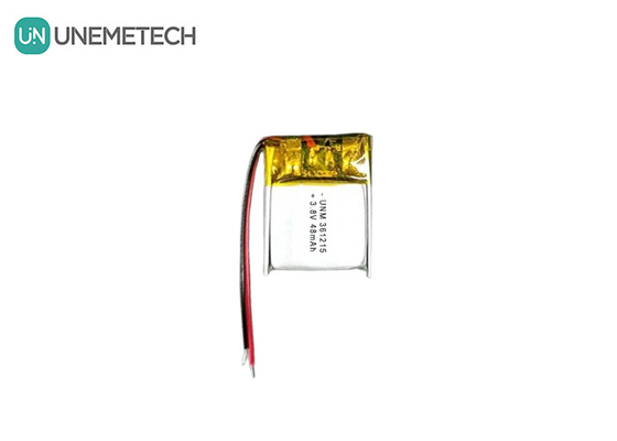 3.8V 48mAh RFID cihazları için yüksek voltajlı küçük lityum polimer pil 361215