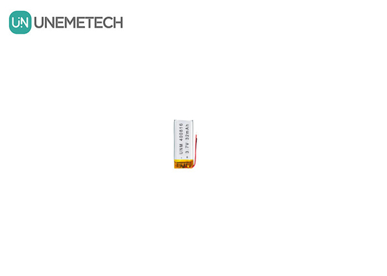 3.7V 32mAh Küçük Şarj edilebilir LiPo Pil 400816 Termometre için