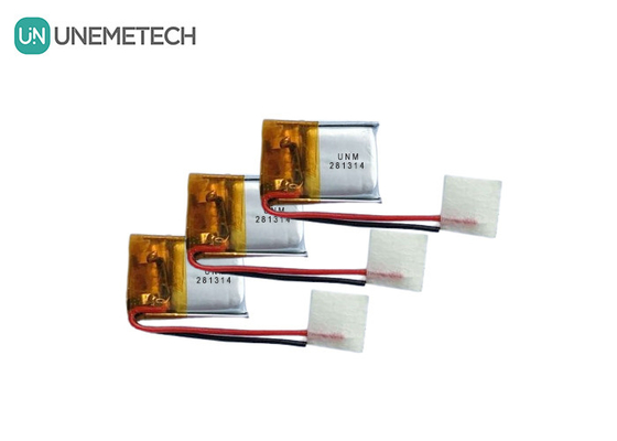 3.7V 25mAh 281314 Küçük İnce Lipo Mikro Şarj Edilebilir Pil Anahtar Lambaları için