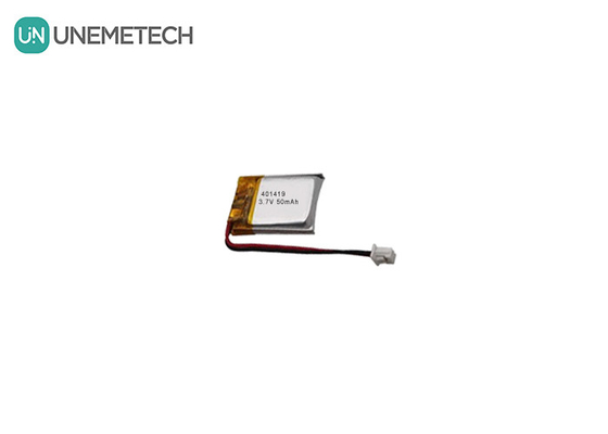 3.7V 50mAh Küçük Lityum Polimer Pil 401419 Küçük Elektronik Cihazlar için