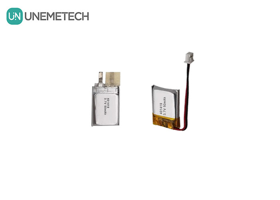 3.7V 50mAh Küçük Lityum Polimer Pil 401419 Küçük Elektronik Cihazlar için