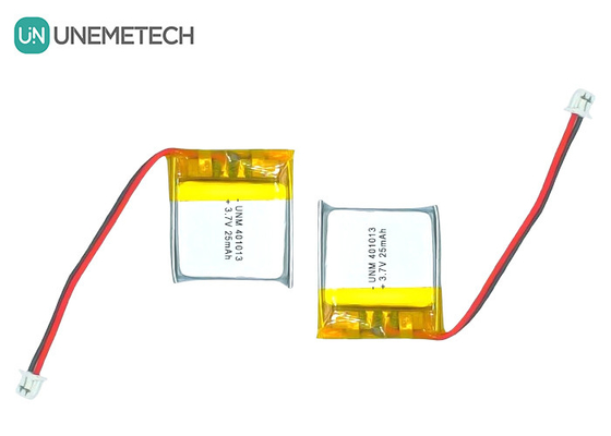 3.7V 25mAh 401013 Akıllı Gözlükler için Şarj edilebilir Ultra İnce İnce Lityum Polimer Pil