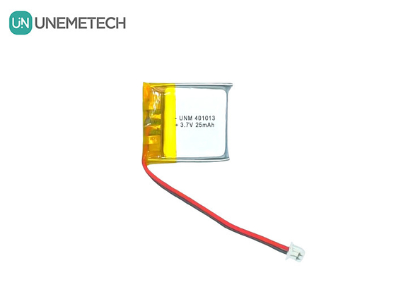 3.7V 25mAh 401013 Akıllı Gözlükler için Şarj edilebilir Ultra İnce İnce Lityum Polimer Pil