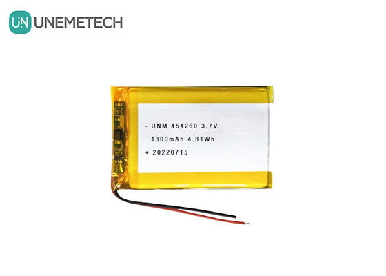 Kalite 3.7V 1300mAh 454260 Lityum-iyon Polimer Pil (Güneş Enerjisi Sistemleri İçin) fabrika