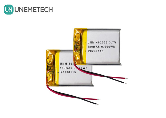 3.7V 180mAh Li Ion Pil 462023 Elektronik Oyuncaklar için Lipo Şarj Edilebilir Pil Paketi