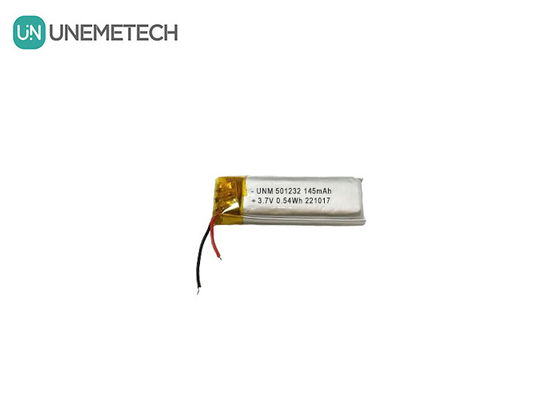 3.7V 145mAh 501232 Mükemmel tasarımlı Lityum Polimer Pil Bubble Makine için