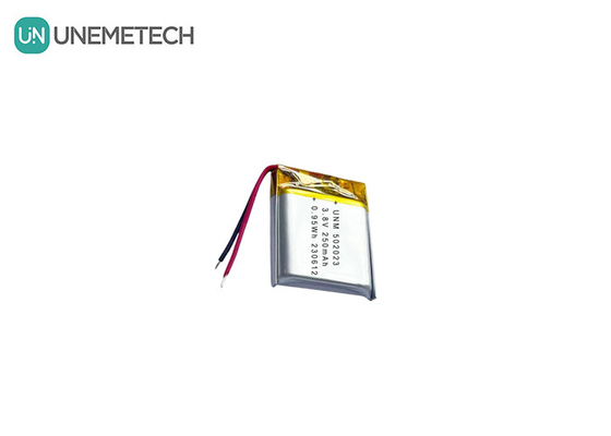 3.8V 250mAh 502023 Yüksek Voltajlı Lityum Polimer Bataryası İzleyici Yerlendirici için