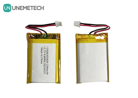 3.7V 1200mAh Hızlı Şarjlı Lityum Polimer Pil 653450 Dijital Kameralar için