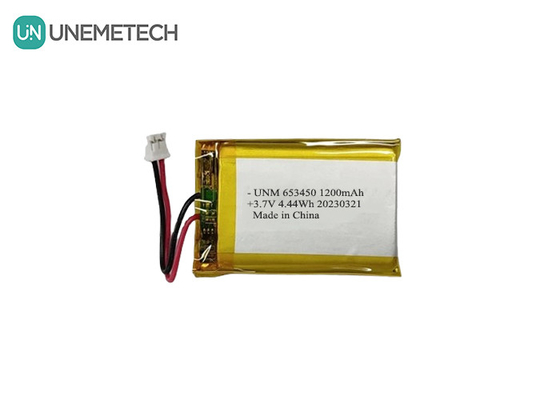 3.7V 1200mAh Hızlı Şarjlı Lityum Polimer Pil 653450 Dijital Kameralar için