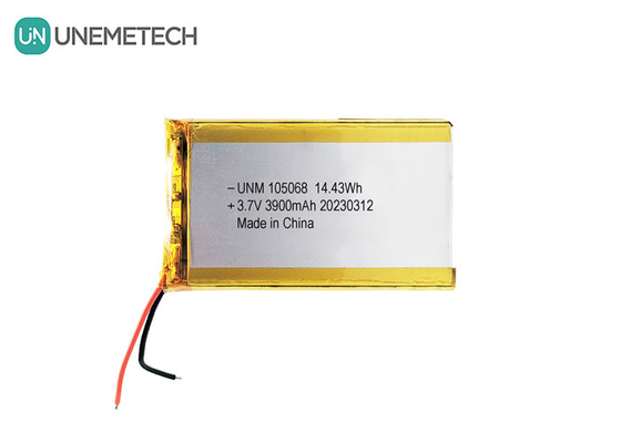 3900mAh Yüksek Kapasiteli Li-Polimer Pil 105068 3.7V Lipo Piller Tablet İçin