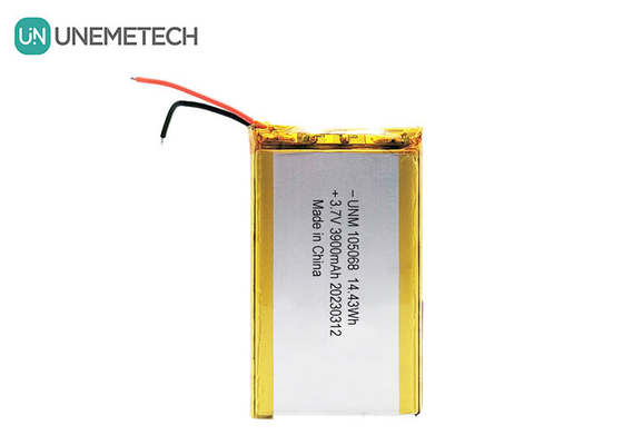 3900mAh Yüksek Kapasiteli Li-Polimer Pil 105068 3.7V Lipo Piller Tablet İçin