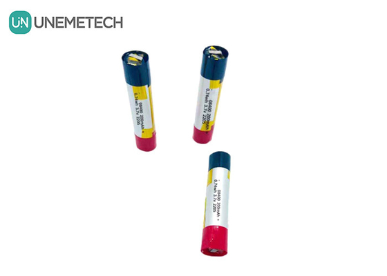 08400 Silindrik Lipo Pil 3.7V 200mAh Akıllı Kalem için Şarj edilebilir Lityum İyon Pil