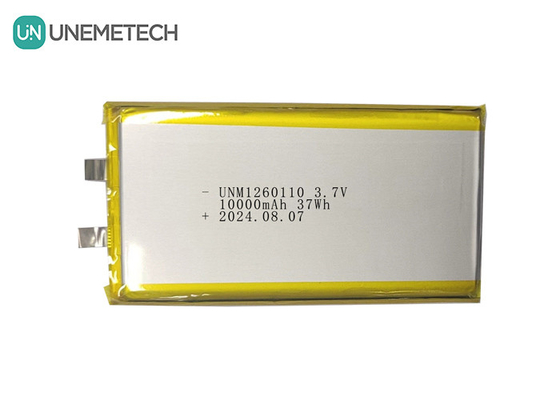 3.7V 10000mAh Şarj edilebilir Yüksek Kapasiteli Lityum Polimer Pil 1260110 Tabletler İçin