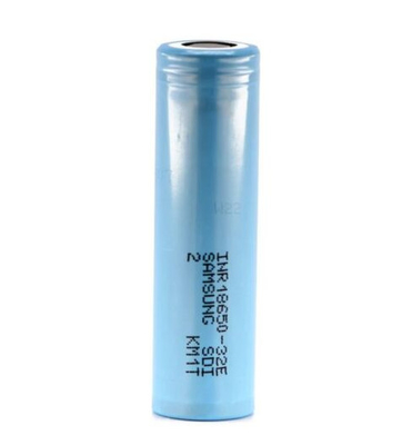 Samsung 32E 18650 3200mAh 6.4A Pil 3.65V Silindrik Lityum İyon Hücresi INR18650-32E