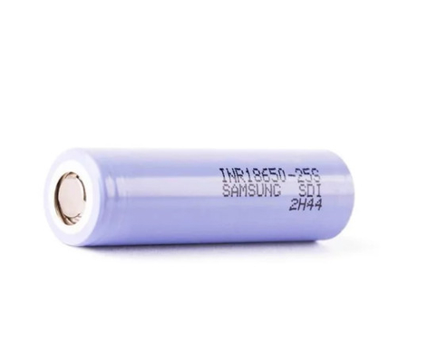 Samsung 25S 18650 2500mAh 20A Pil 3.6V Silindrik Lityum İyon Hücresi INR18650-25S