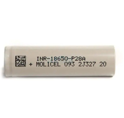Molicel INR-18650-P28A 18650 Pil 3.6V 2800mAh 35A Maksimum Sürekli Şarj Akımı