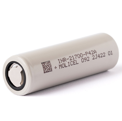 Molicel 21700 P42A 4200mAh 45A Pil INR-21700-P42A Düz üst pil