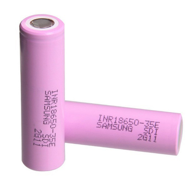 Samsung 35E 18650 Pil 3500mAh 8A 3.6V Silindrik Lityum İyon Hücresi INR18650-35E