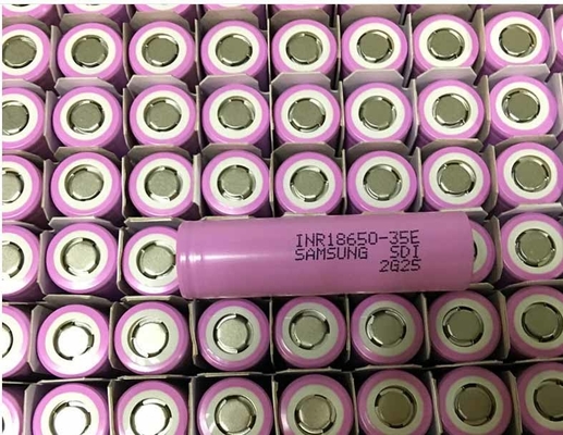 Samsung 35E 18650 Pil 3500mAh 8A 3.6V Silindrik Lityum İyon Hücresi INR18650-35E