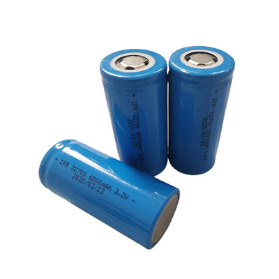 LiFePO4 32700 3.2V 6000mAh LFP Pil Siklindrik Lityum Demir Fosfat Pil