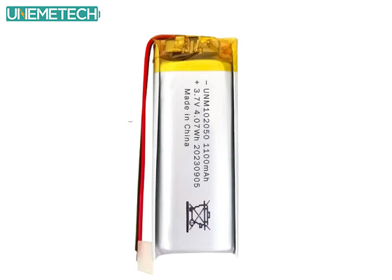 Özel Lipo Pil 102050 3.7 V 1100mAh Li Polimer Pil Paketi