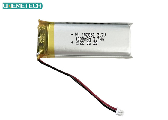 Güzellik ürünleri için 1000mAh Lipo Bataryası 102050 Lityum İyon Polimer Bataryası