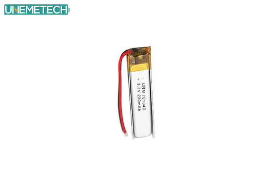 Bluetooth kulaklık Lipo Pil 701040 3.7 V 230mAh CE ve IEC62133 onaylı