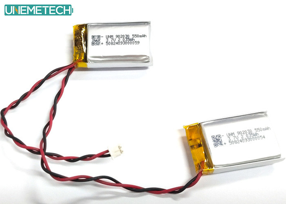 2C Hızlı Şarj Lipo Pil 902030 2P 3.7V 1100mAh Lityum Polimer Pil Paketi