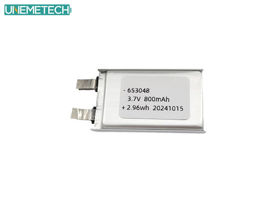 Kalite 20C Yüksek Serbestleme Hızı LiPo Pil 653048 3.7V RC Uçak için 800mAh fabrika