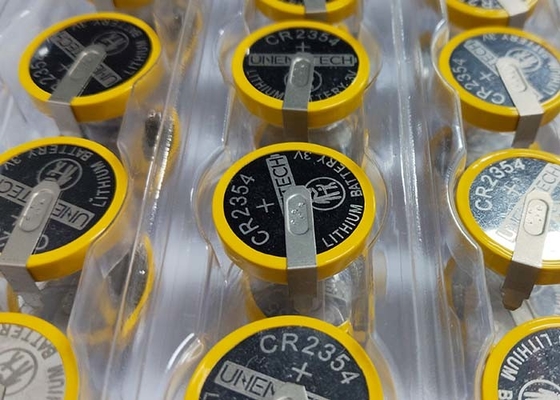 CR2354 3V Button Battery 560mAh Primary Lithium Battery With Solder Tags For Rice Cooker