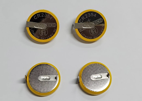 CR2354 3V Button Battery 560mAh Primary Lithium Battery With Solder Tags For Rice Cooker