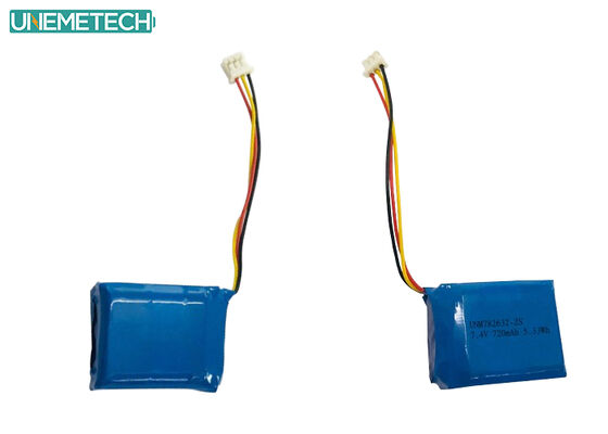 Kalite 2S 7.4V Li-Polimer Pil Paketi 782632 720mAh Özel Lipo Pil Paketi fabrika