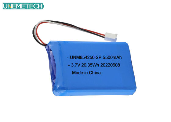 Kalite 3.7V Li Poly Şarj edilebilir Pil Paketi 854256 2P 5500mAh Endüstriyel Ekipman Pilleri fabrika